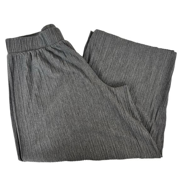 Pure Jill J. Jill Gray Wide Leg Cropped Pants Sz S - Picture 1 of 6